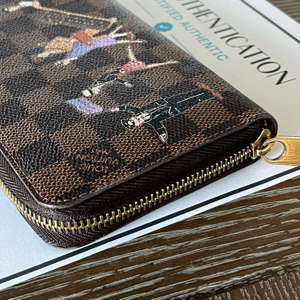 Louis Vuitton Illustre Damier Ebene Zippy Wallet - Picture 8 of 16